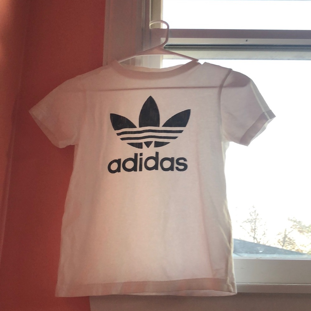 Adidas Black and White shirt